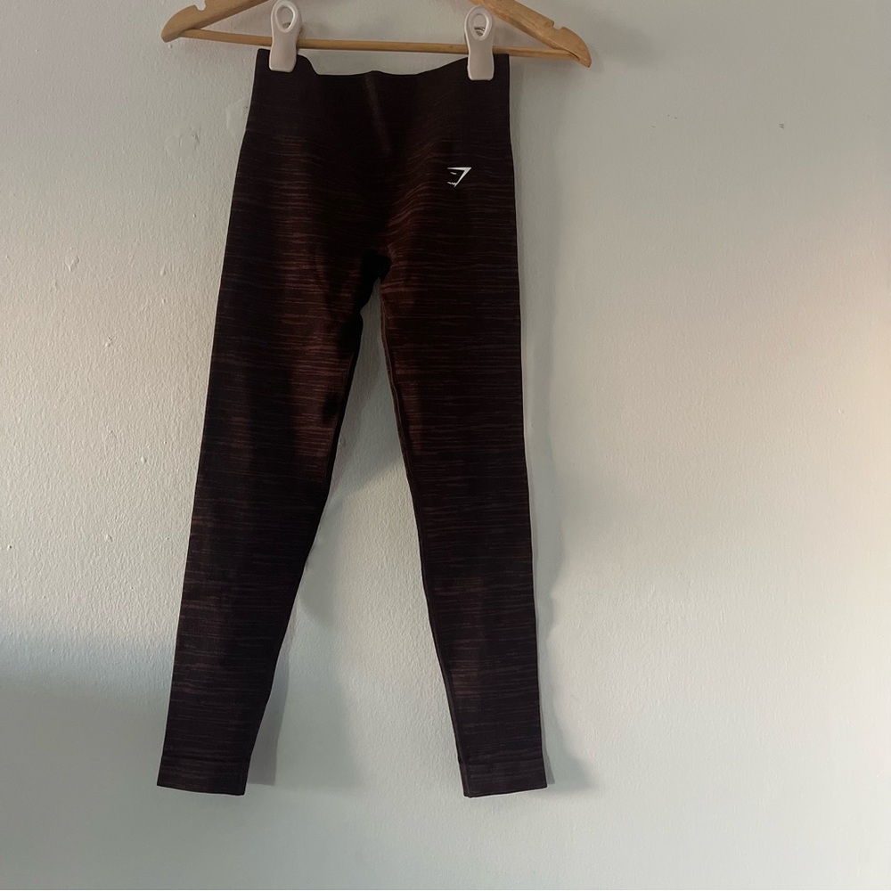 Gymshark Women’s Black Heathered Leggings Small